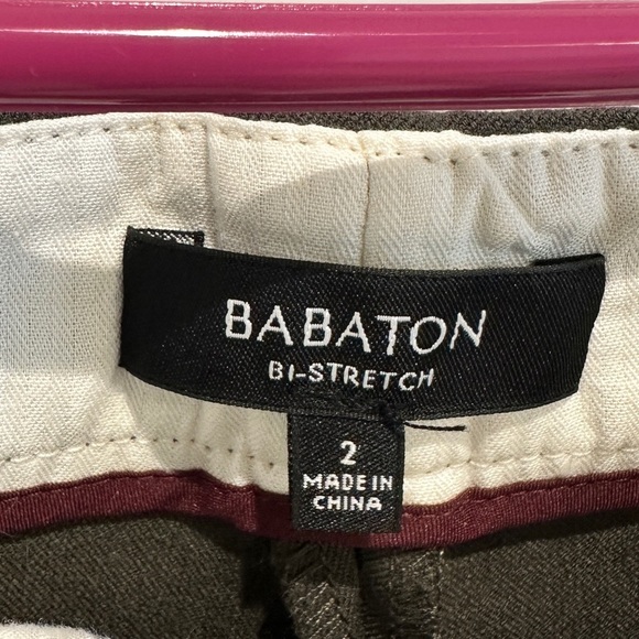 Aritzia BABATON | Size 2 Bi Stretch Olive Green Pants - Picture 4 of 6
